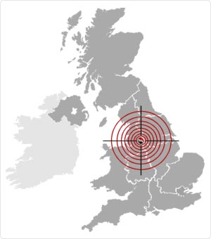 InSync IT Services coverage areas